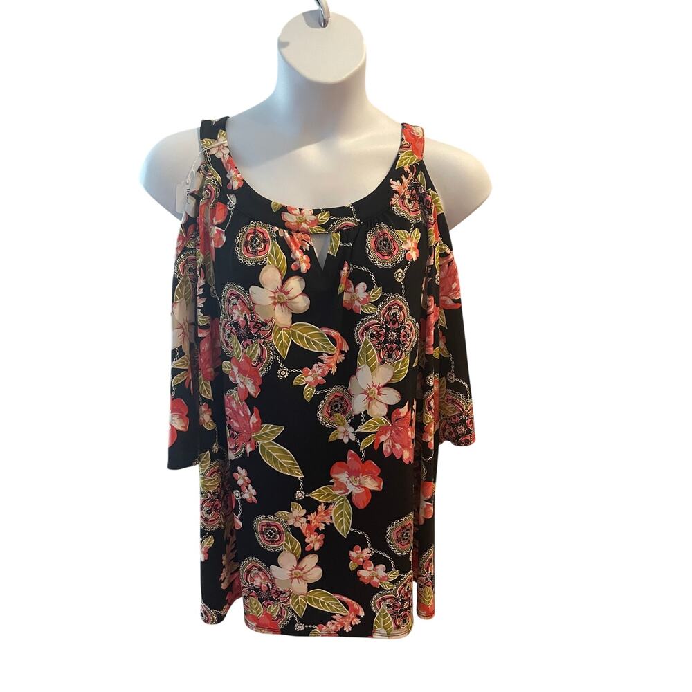 CATO C EST 1946, SIZE 26/28W, PEEKABOO SLEEVE TUNIC